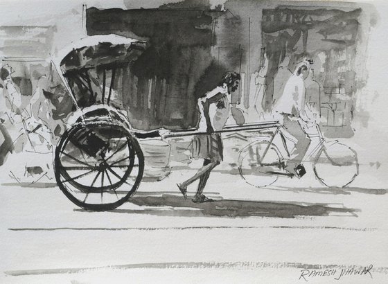 Kolkata Rickshaw puller #1
