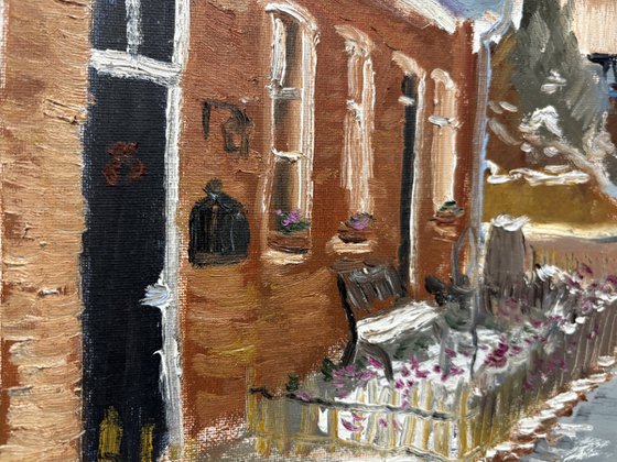 Winter Street in Dalen