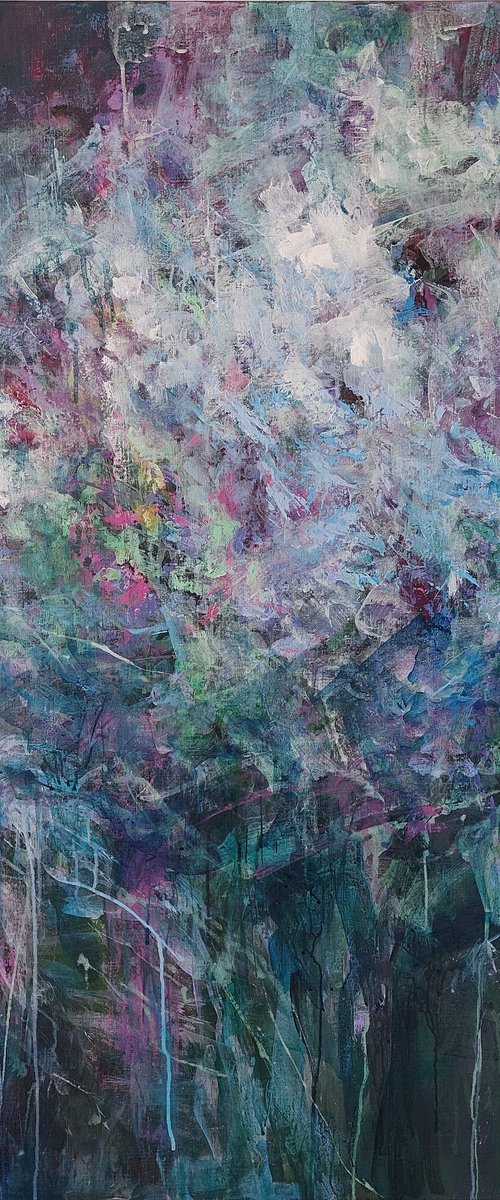 Blue rain by Katia Solodka
