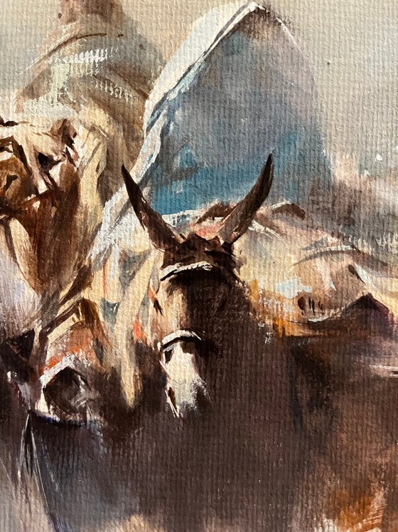 "Nomadic Path through the Dunes"