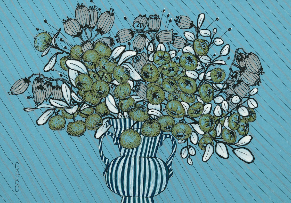 Blueberry Field Bouquet by GaBo Kussainov