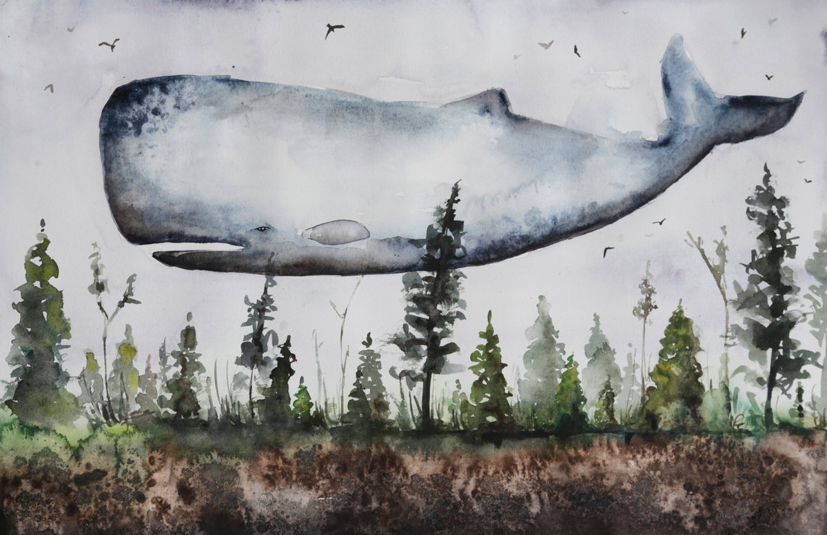 Whale In The Wood by Evgenia Smirnova