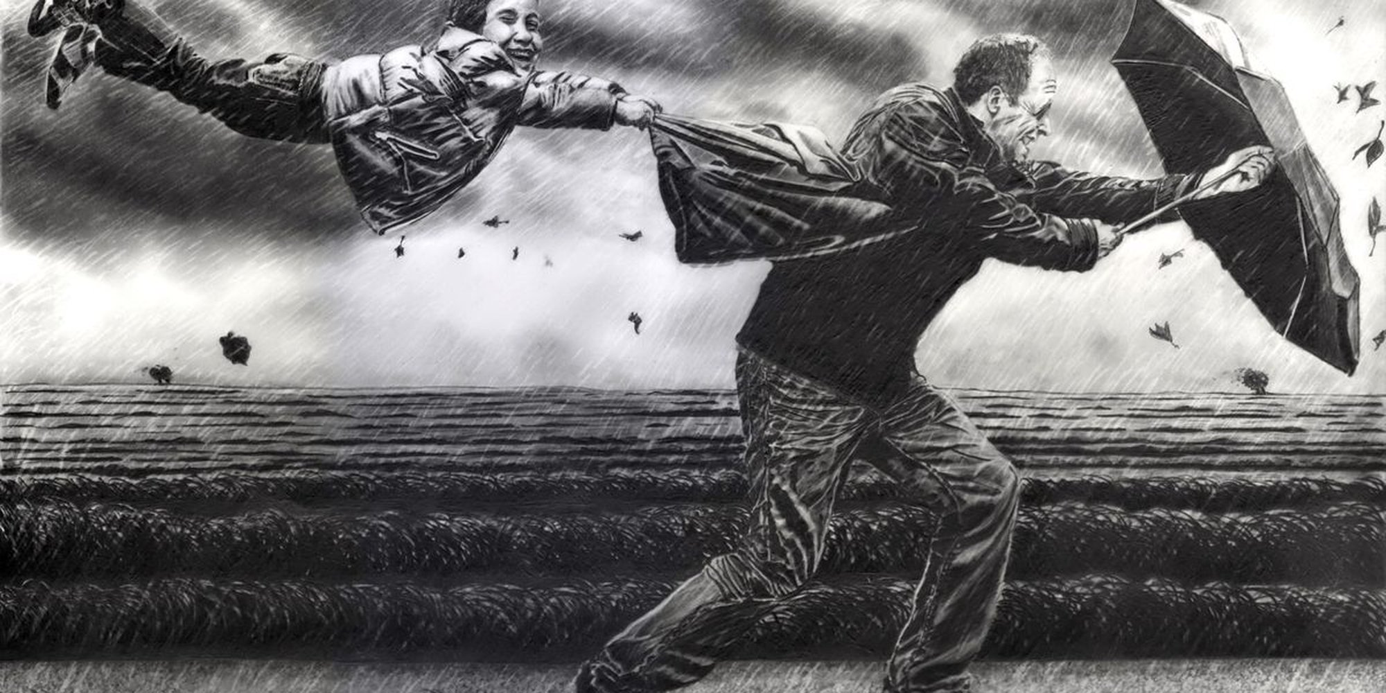 Art of the Day: "Gone with the Wind, 2017" by Paul Stowe