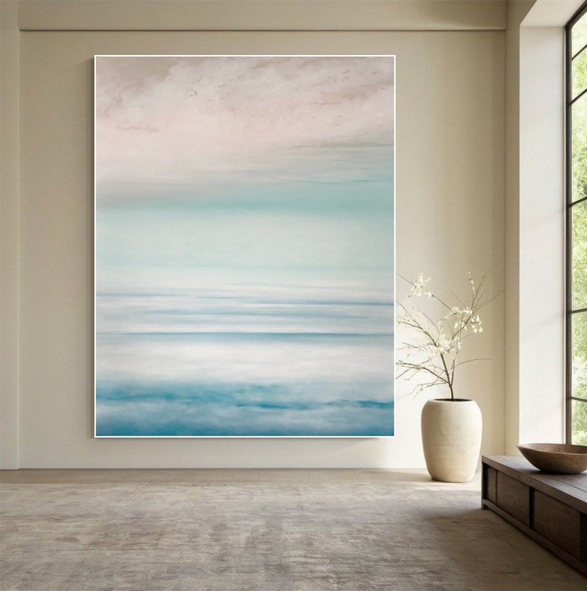 Seascape Painting Deep Inside #71 By Larissa Uvarova, 59 X 79, Artwork For Sale On Artfinder