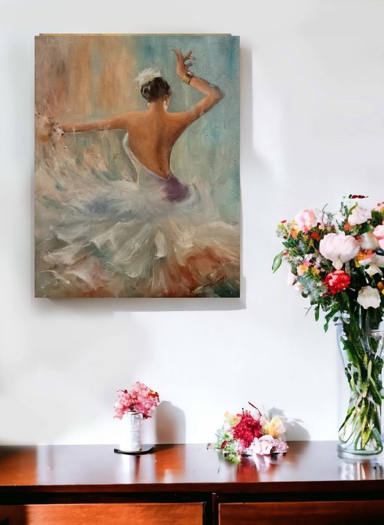 Flamenco in white
