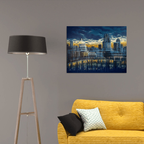 London Skyline Sunset