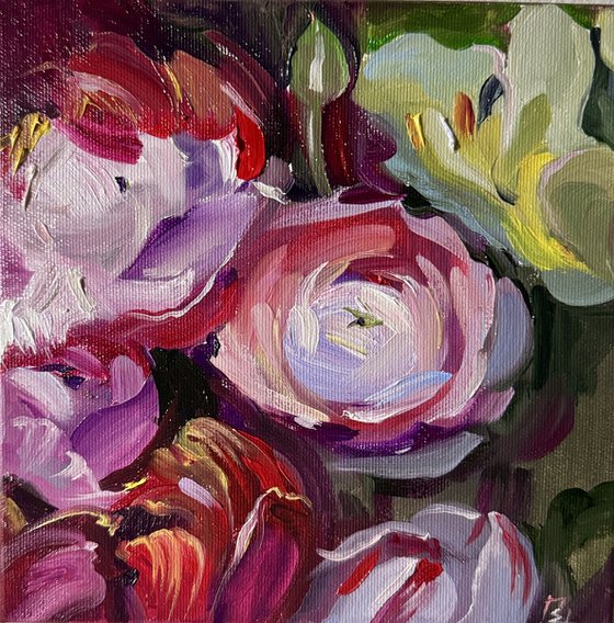 Primroses in the Garden