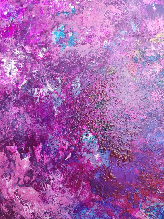 Bouquet in a blue vase