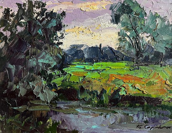 In the Evening on the Meadow