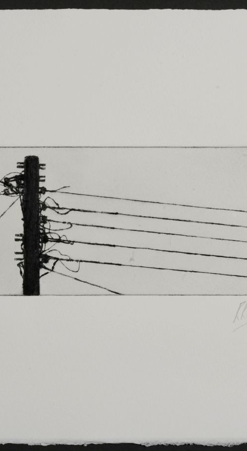 Telegraph Pole 3 by Richard Kaye