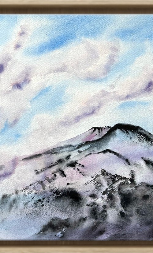 Majestic clouds Volcano Etna by Yuliia Sharapova