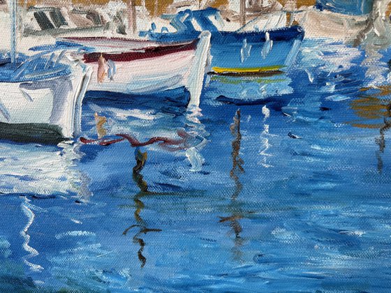 Boats in Saint-Tropez Marina