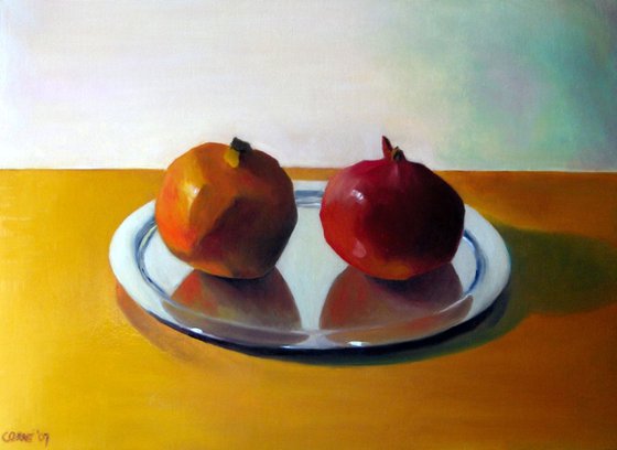 Old and young pomegranate (2007) (sold)