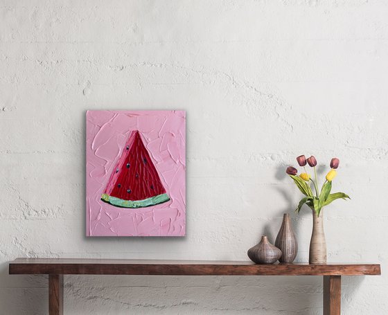 Watermelon slice (pink)