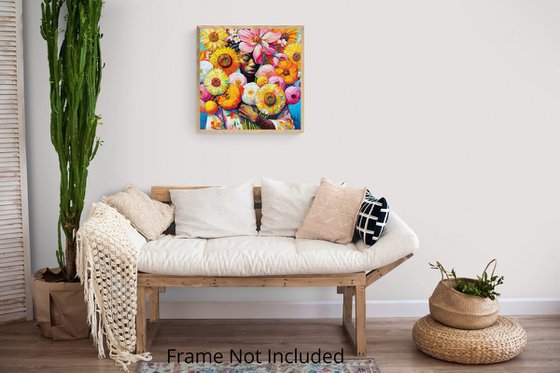 Flower Girl – Floral Portrait