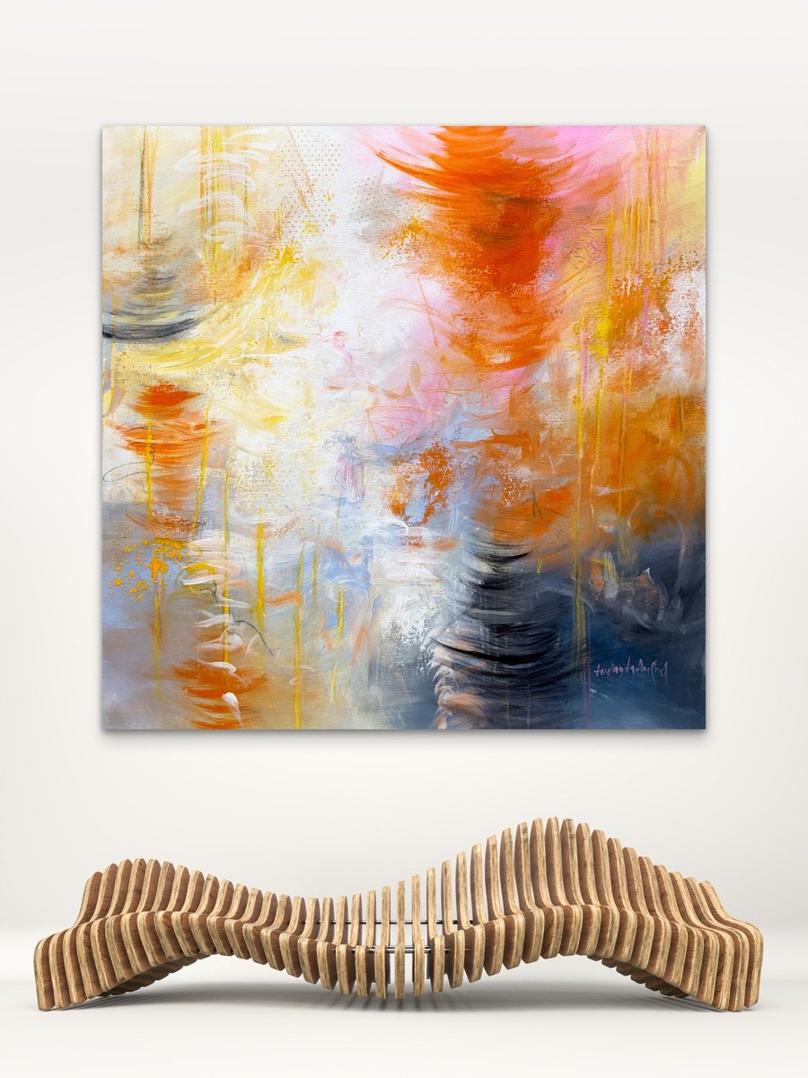  Heat Has Memory By Andrada Anghel, 36 X 36, Artwork For Sale On Artfinder