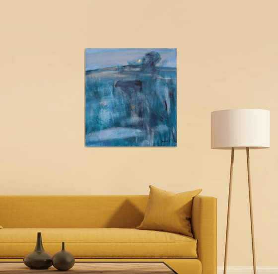 Landscape with Cow and Lake