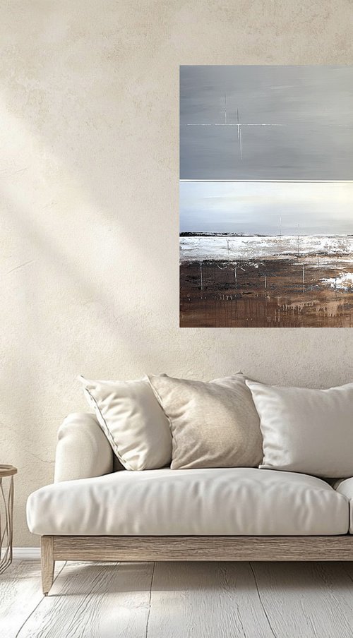 Traces of Dawn landscape by Tatiana Malinovscaia