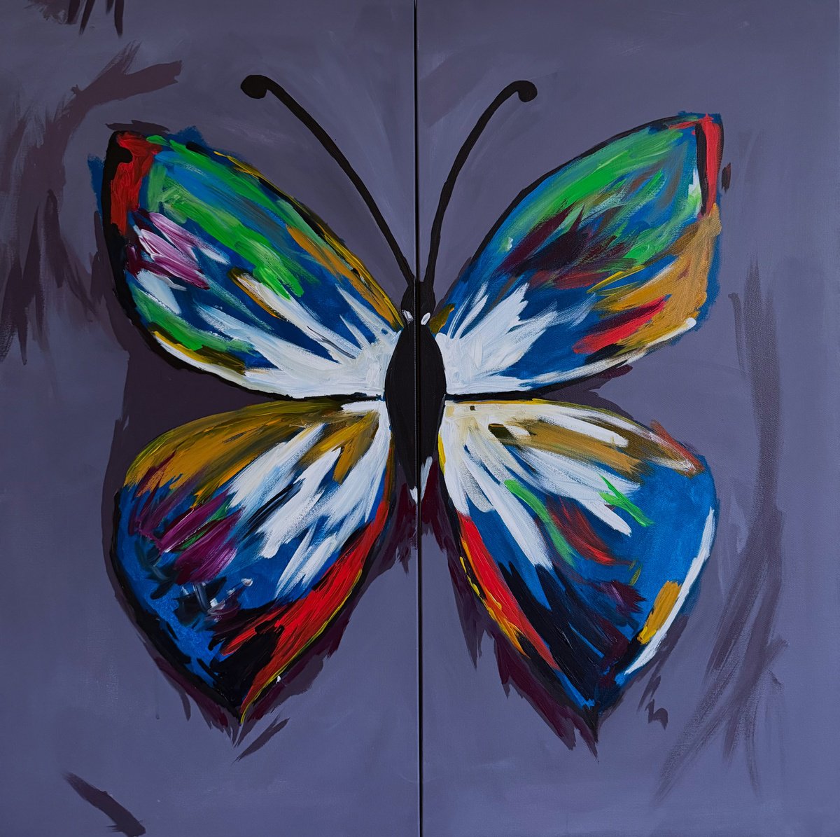 Between Two Breaths By Emmanuel Akolo, 36 X 36, Artwork For Sale On Artfinder