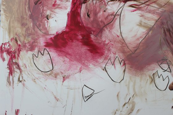 She Paints Outside the Lines No. 8