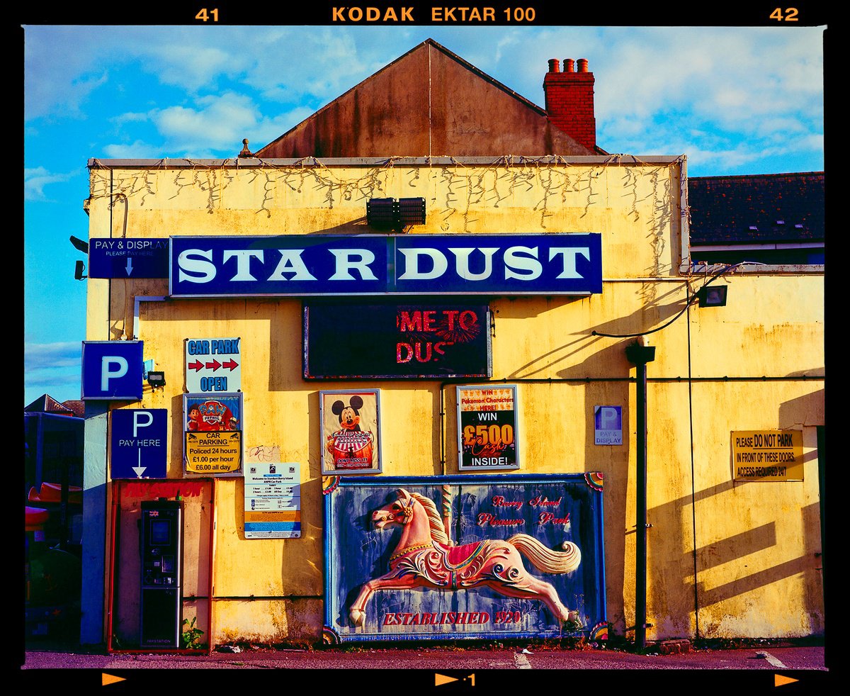 Urban And Pop Cityscapes Photograph By Richard Heeps, 36 X 29", Pleasure Park, Barry Island, Original Artwork