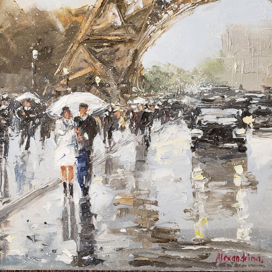 Paris. Rain.