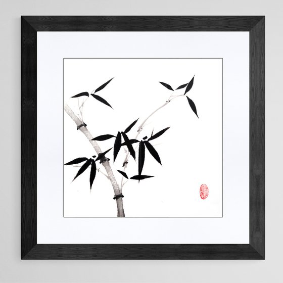 Bamboo forest - Bamboo series No. 2128 - Oriental Chinese Ink Painting