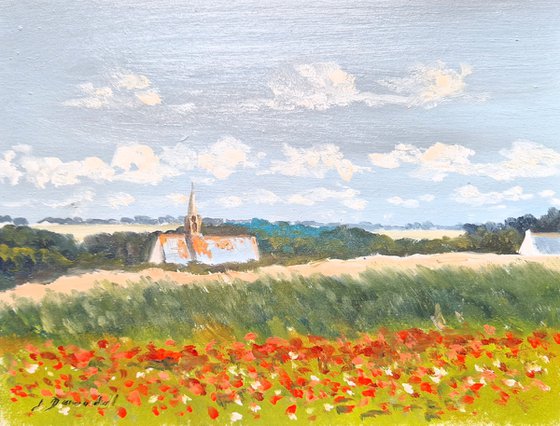 Field poppies at Saint Vio