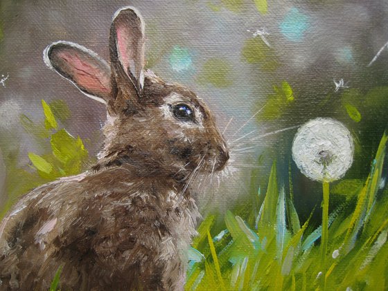 Rabbit and Dandelion