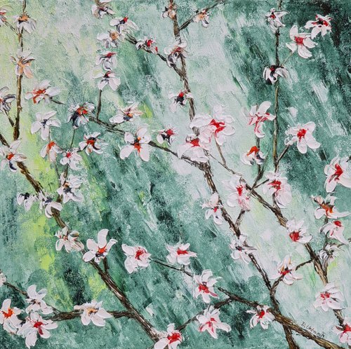 Cherries in bloom 1 by Daniel Urbaník
