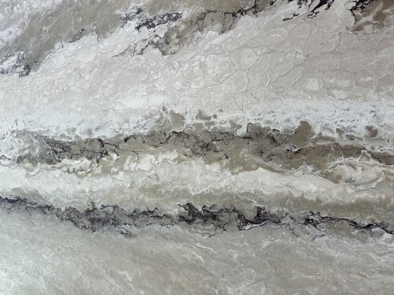 Diptych "Lithic Drift " second panel