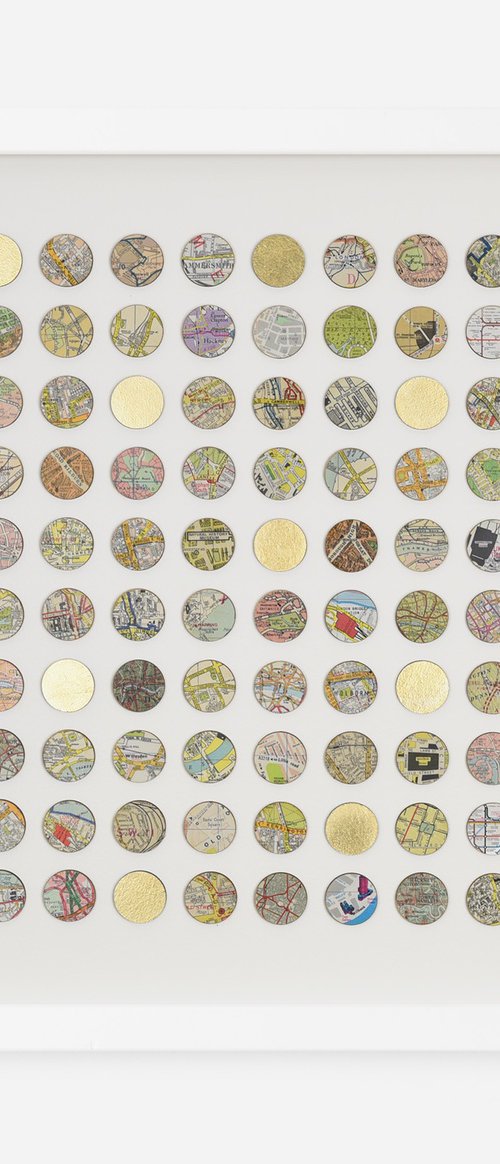 100 London Map Dots by Amelia Coward