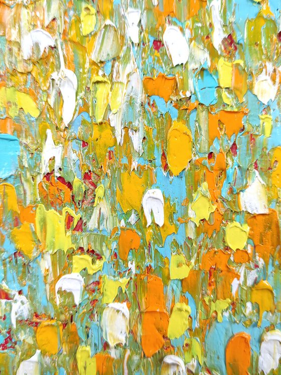 Etude abstract landscape "Wildflowers 2"