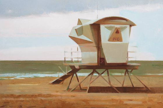 Early morning Lifeguard Tower