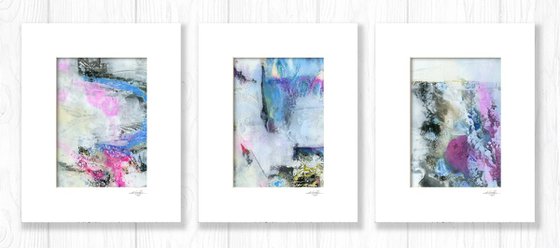 A Moment In Abstraction Collection 1 - 3 Paintings