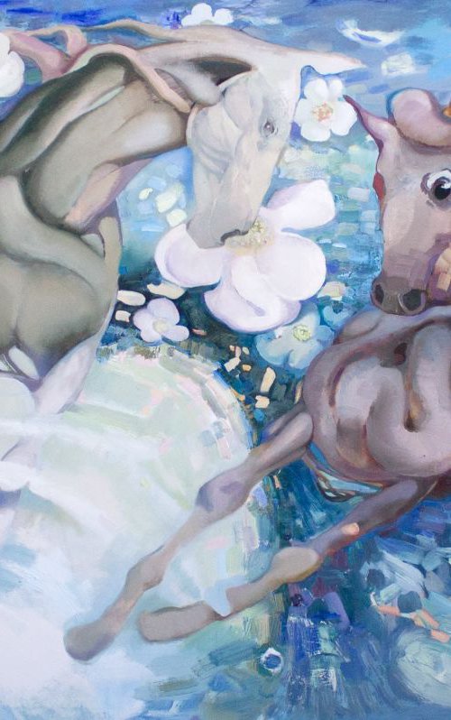 Horses. April's illusion by Anastasiia Grygorieva