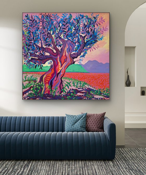 Sunset Olive Tree, Altea