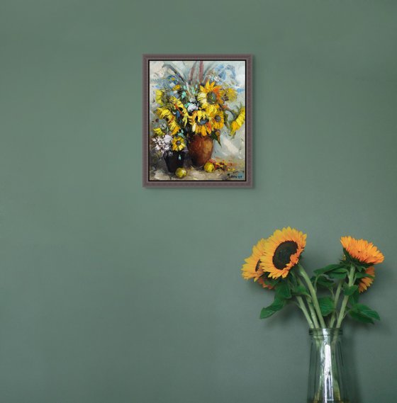 Warm Floral Composition