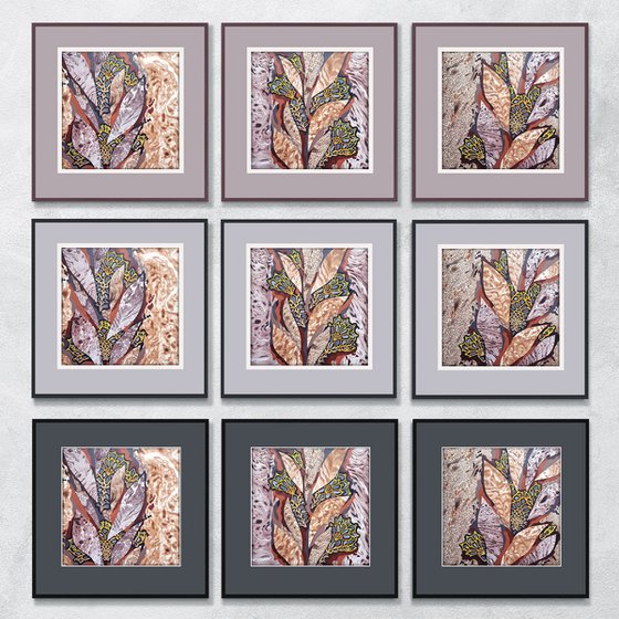 Royal Garden, set of 3