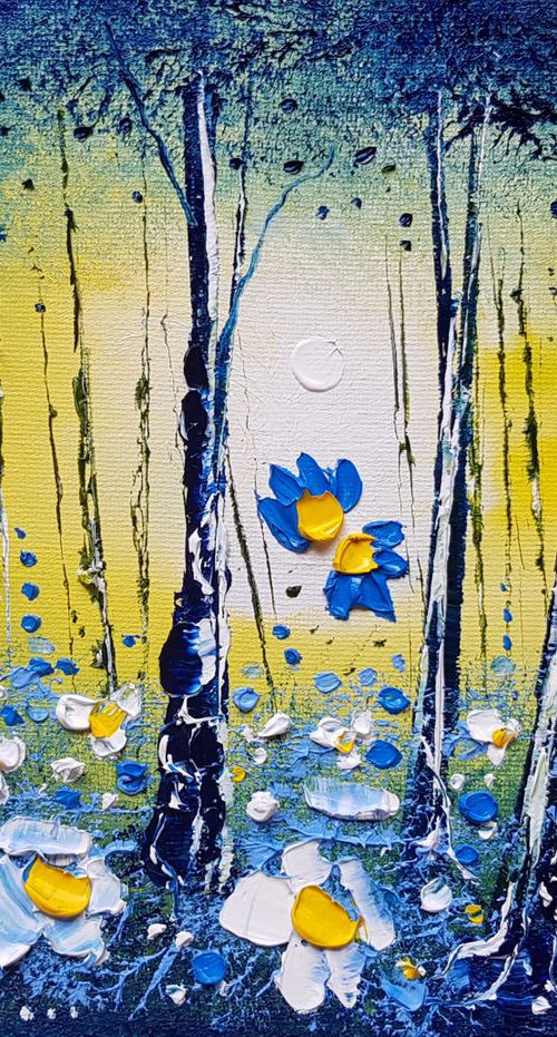 "Azure Woods & Flowers in Love" by Phil Broad