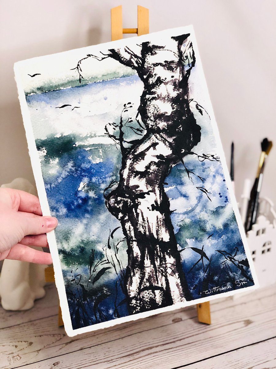 Birch Tree by Svetlana Wittmann