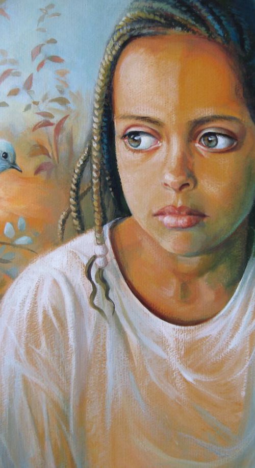 The bird and the child by Elena Oleniuc