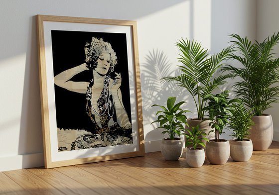 Golden lady