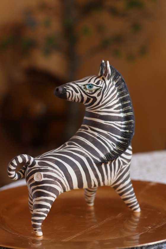 Cute Zebra. By Elya Yalonetski