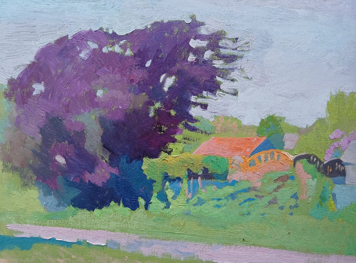 Homestead By Vasyl Koval, 16 X 12, Artwork For Sale On Artfinder