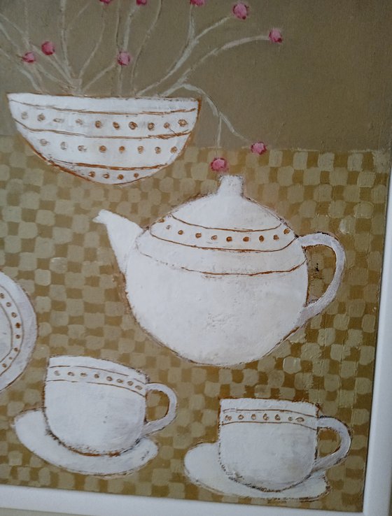 White Teaset...