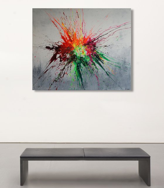 Big Bang II (Spirits Of Skies 120119) (120 x 100 cm) XXL (48 x 40 inches)