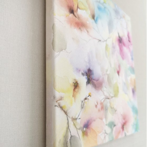 Abstract flowers bouquet