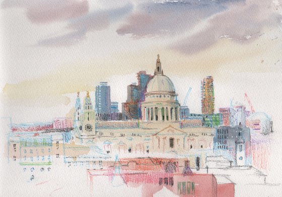 Saint Paul's from the Tate Gallery