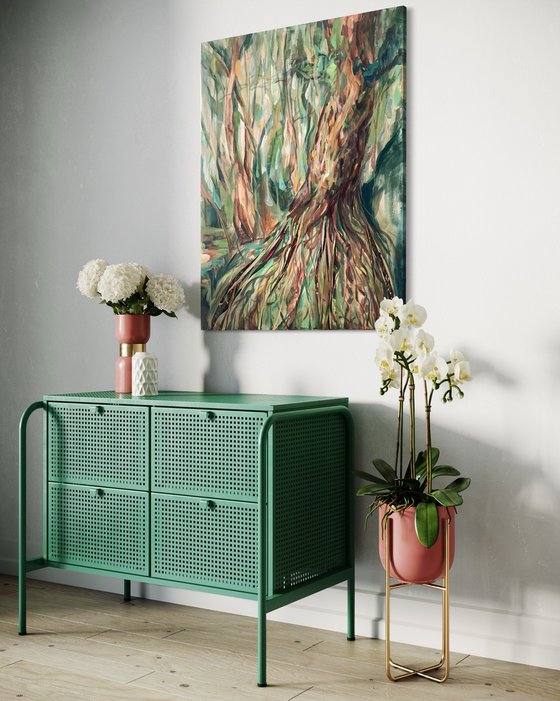 Roots Are Our Support. Diptych